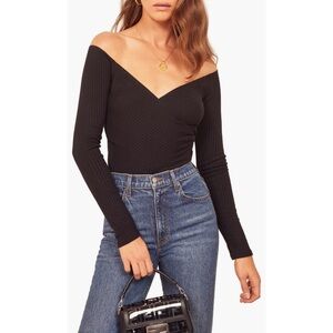 Reformation Minnie Off-Shoulder Top NWT